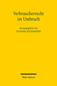 Verbraucherrecht im Umbruch