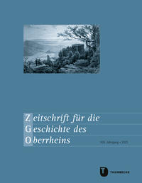 Vorderes Coverbild Zeitschrift für die Geschichte des Oberrheins