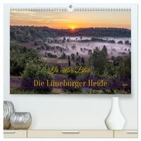 Die Lüneburger Heide - In voller Blüte (hochwertiger Premium Wandkalender 2026 DIN A2 quer), Kunstdruck in Hochglanz