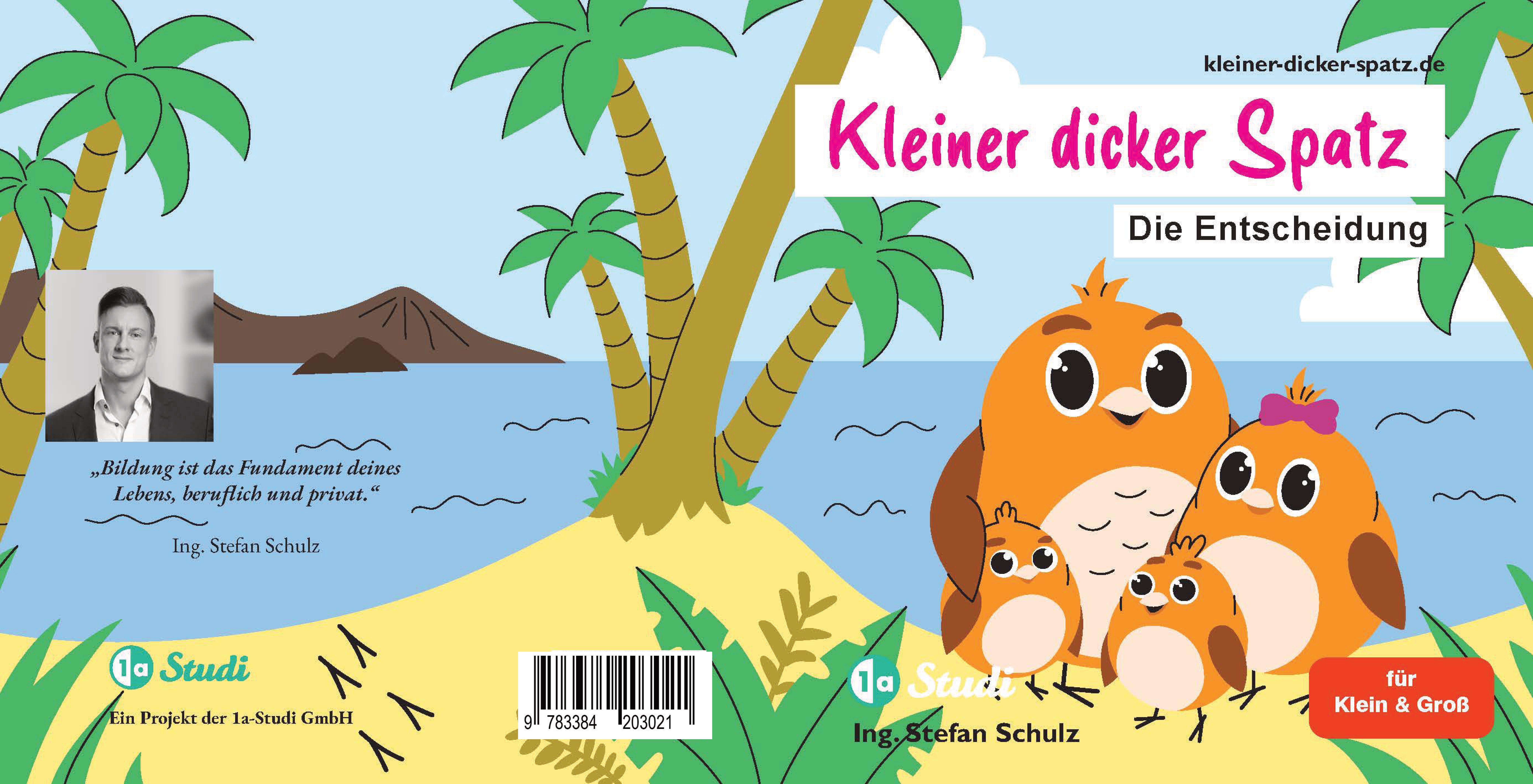 Gesamtes Coverbild Der kleine dicke Spatz