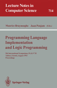 Programming Language Implementation and Logic Programming