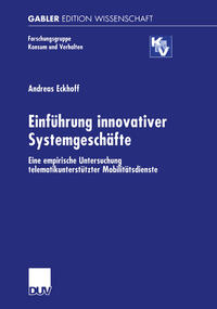 Vorderes Coverbild Einführung innovativer Systemgeschäfte