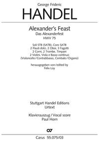 Alexander's Feast (Klavierauszug)