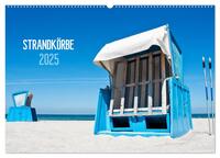 Strandkörbe 2025 (Wandkalender 2025 DIN A2 quer), CALVENDO Monatskalender