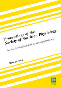 Proceedings of the Society of Nutrition Physiology Band 30