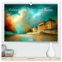 Visionen aus Linie und Raum (hochwertiger Premium Wandkalender 2026 DIN A2 quer), Kunstdruck in Hochglanz