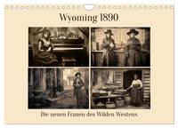 Wyoming 1890 (Wandkalender 2025 DIN A4 quer), CALVENDO Monatskalender