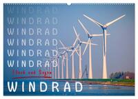 Windrad - Fluch und Segen (Wandkalender 2026 DIN A2 quer), CALVENDO Monatskalender