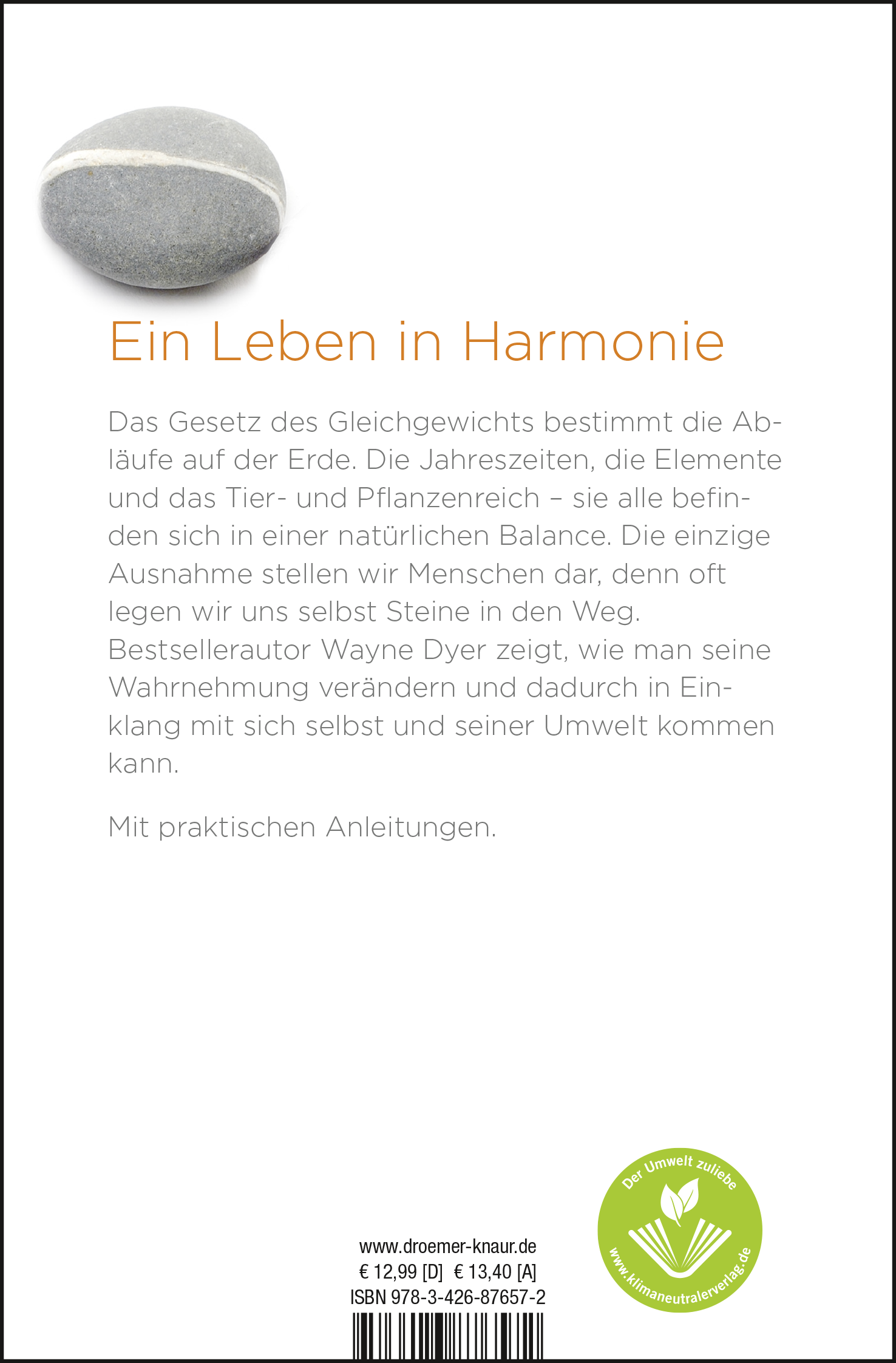 Rückseitencover Im Einklang sein