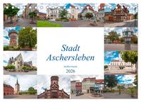 Stadt Aschersleben (Tischkalender 2026 DIN A5 quer), CALVENDO Monatskalender
