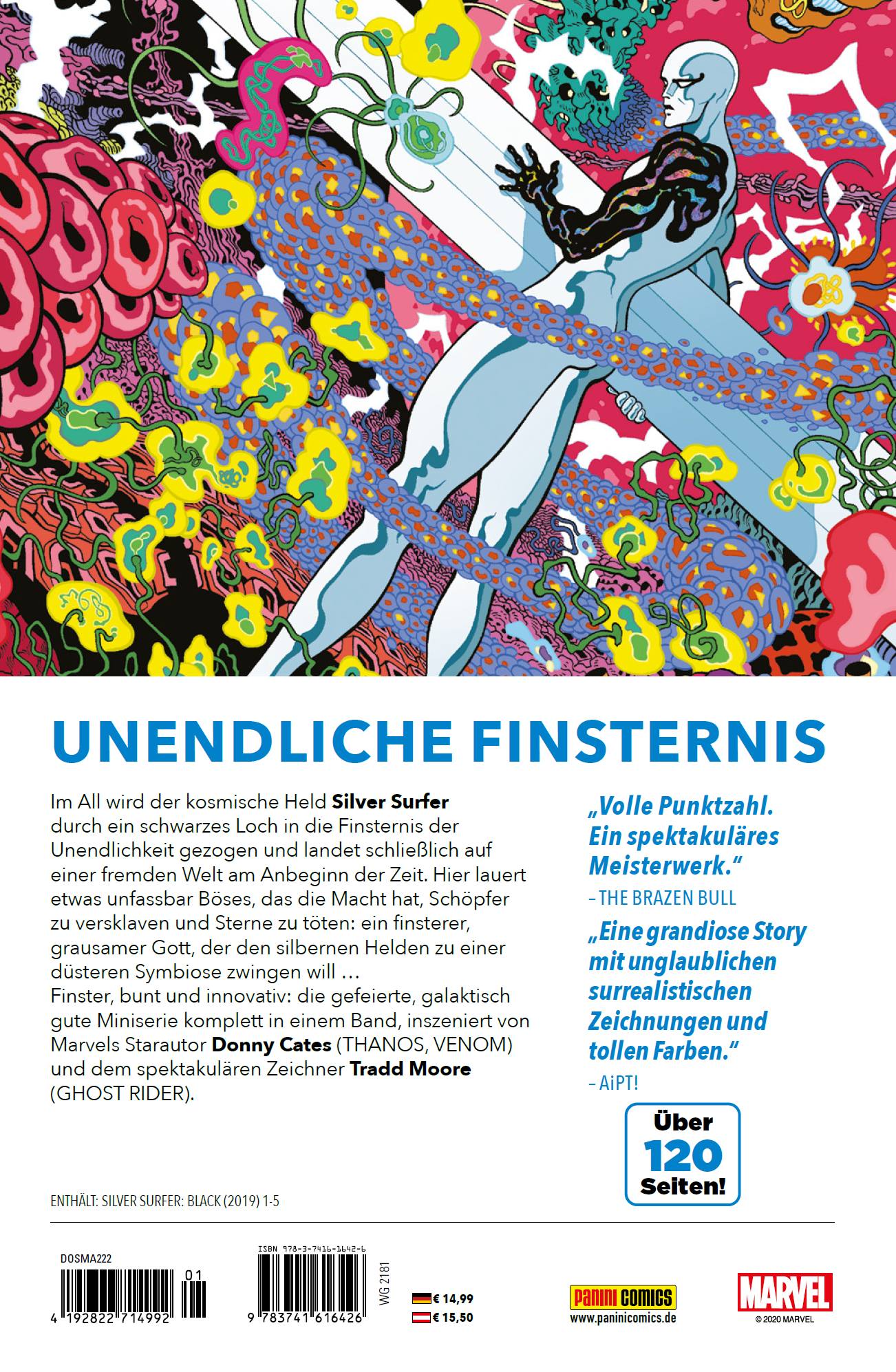 Rückseitencover Silver Surfer: Black