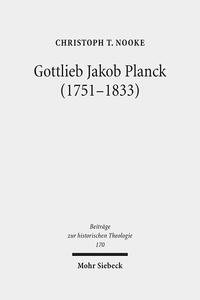Gottlieb Jakob Planck (1751-1833)
