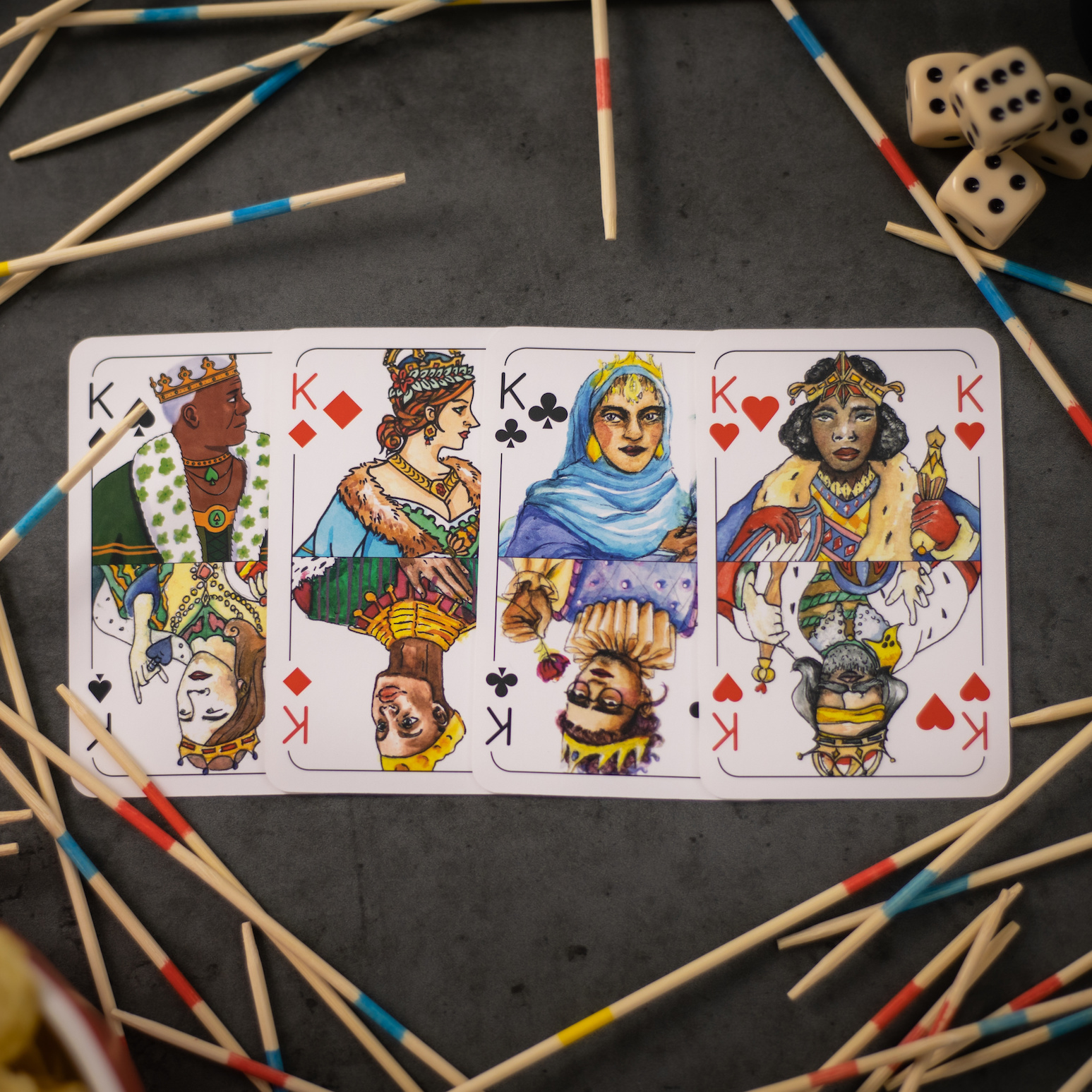 Beispielinhalt (Bild) Das komplette Deck