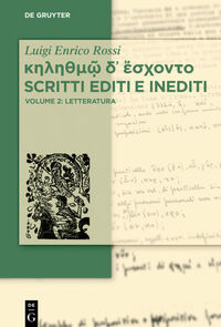 ?????µ? d? ?s???t? Scritti editi e inediti