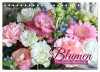 Blumen - Eine bunte Mischung (Tischkalender 2026 DIN A5 quer), CALVENDO Monatskalender