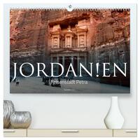 Jordanien – Felsenstadt Petra (hochwertiger Premium Wandkalender 2025 DIN A2 quer), Kunstdruck in Hochglanz
