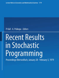 Recent Results in Stochastic Programming
