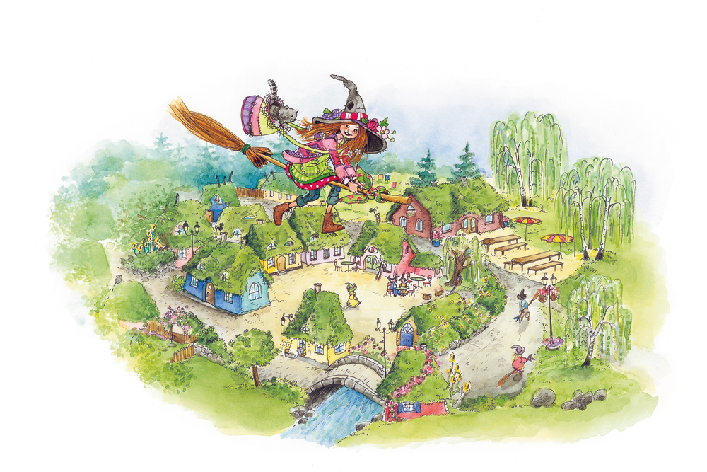 Beispielinhalt (Bild) Flora Flitzebesen (Bd. 1)