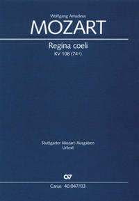 Regina coeli in C (Klavierauszug)