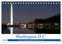 Vorderes Coverbild Washington D.C. (Tischkalender 2026 DIN A5 quer), CALVENDO Monatskalender