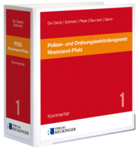 Vorderes Coverbild Polizei- und Ordnungsbehördengesetz Rheinland-Pfalz