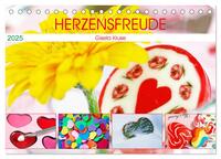 Herzensfreude (Tischkalender 2025 DIN A5 quer), CALVENDO Monatskalender