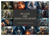 Im Land der Hexen und Hexer (Wandkalender 2026 DIN A2 quer), CALVENDO Monatskalender