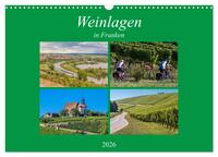 Weinlagen in Franken (Wandkalender 2026 DIN A3 quer), CALVENDO Monatskalender