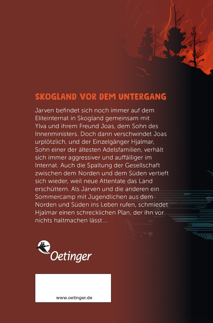 Rückseitencover Skogland 3. Skogland brennt