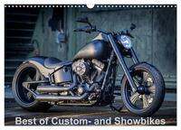Best of Custom- and Showbikes Kalender (Wandkalender 2025 DIN A3 quer), CALVENDO Monatskalender