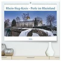 Rhein-Sieg-Kreis - Perle im Rheinland (hochwertiger Premium Wandkalender 2026 DIN A2 quer), Kunstdruck in Hochglanz