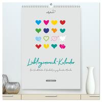 vollgeherzt: Lieblingsmensch-Kalender - Der Wandkalender als Geschenk für ganz besondere Menschen (hochwertiger Premium Wandkalender 2025 DIN A2 hoch), Kunstdruck in Hochglanz