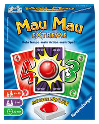 Vorderes Coverbild Mau Mau Extreme - Kartenspiel ab 6 Jahre