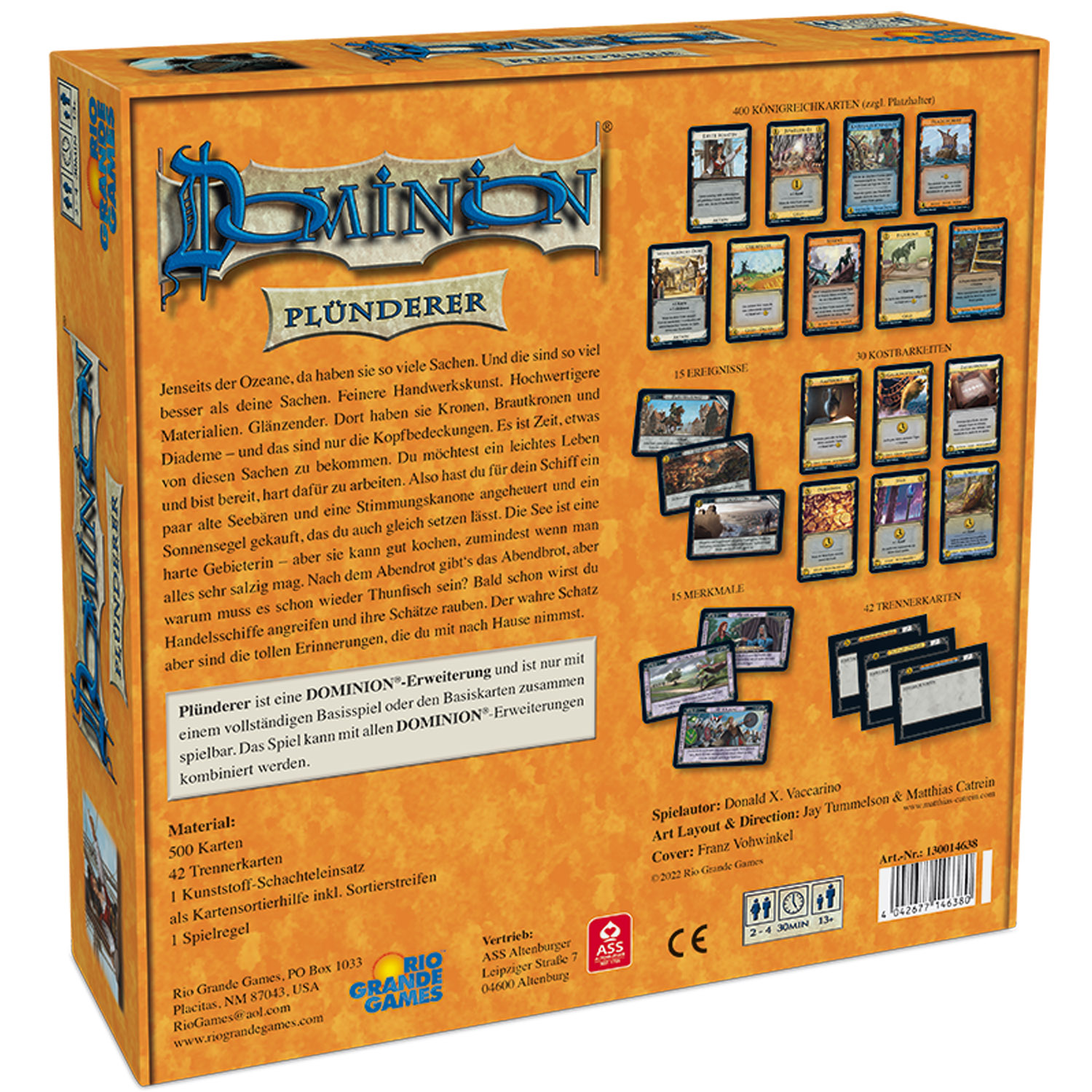 Rückseitencover Dominion Plünderer