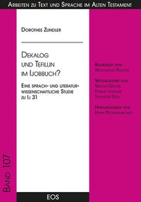 Vorderes Coverbild Dekalog und Tefillin im Ijobbuch?