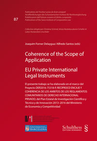 Vorderes Coverbild Coherence of the Scope of Application of EU Private International Legal Instruments