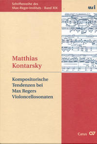 Vorderes Coverbild Kompositorische Tendenzen bei Max Regers Sonaten für Violoncello und Klavier