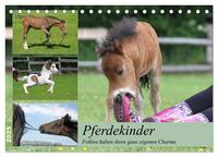 Pferdekinder - Fohlen haben ihren ganz eigenen Charme (Tischkalender 2025 DIN A5 quer), CALVENDO Monatskalender