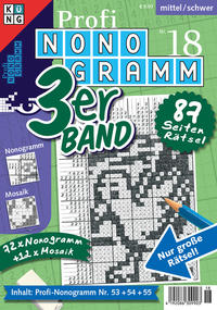 Profi-Nonogramm 3er-Band Nr. 18