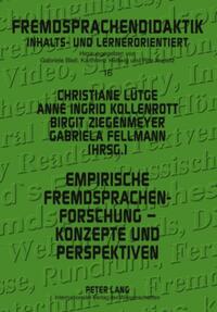 Empirische Fremdsprachenforschung – Konzepte und Perspektiven