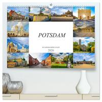 Potsdam Wunderschöne Stadt (hochwertiger Premium Wandkalender 2026 DIN A2 quer), Kunstdruck in Hochglanz