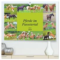 Pferde im Passeiertal (hochwertiger Premium Wandkalender 2026 DIN A2 quer), Kunstdruck in Hochglanz