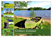 Grünes Estland - Naturparadies am Baltischen Meer (Wandkalender 2025 DIN A3 quer), CALVENDO Monatskalender