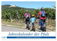 Jahreskalender der Pfalz (Tischkalender 2025 DIN A5 quer), CALVENDO Monatskalender