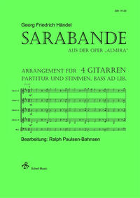 Sarabande (aus der Oper "Almira")