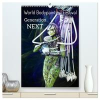 World Bodypainting Festival: Generation NEXT (hochwertiger Premium Wandkalender 2025 DIN A2 hoch), Kunstdruck in Hochglanz