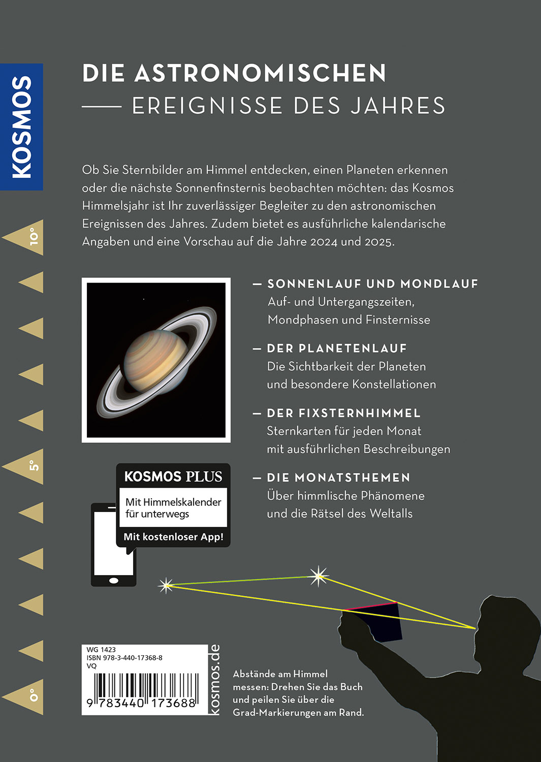 Rückseitencover Kosmos Himmelsjahr 2023