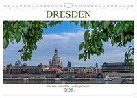 Dresden, ein Jahr an der Elbe (Wandkalender 2025 DIN A4 quer), CALVENDO Monatskalender