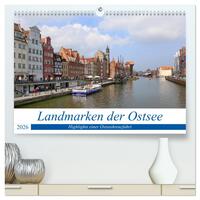 Landmarken der Ostsee (hochwertiger Premium Wandkalender 2026 DIN A2 quer), Kunstdruck in Hochglanz