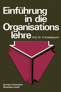Vorderes Coverbild Einführung in die Organisationslehre